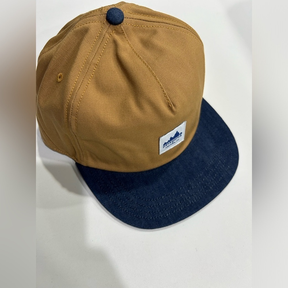 Patagonia Men's Range Cap Nest Brown Tan Hat NWT Hat Organic Cotton Canvas